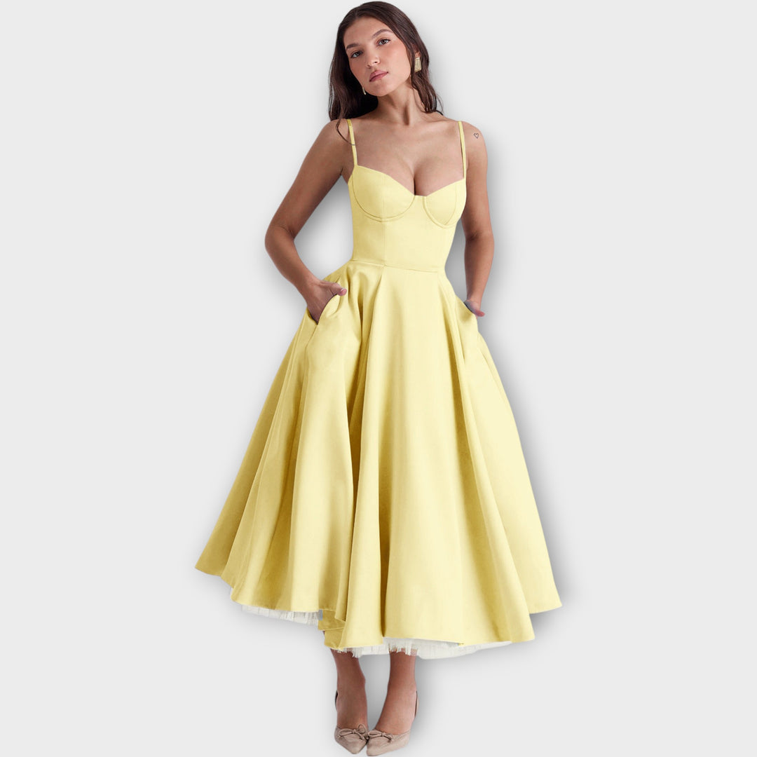 Seraphina Corset Midi Dress