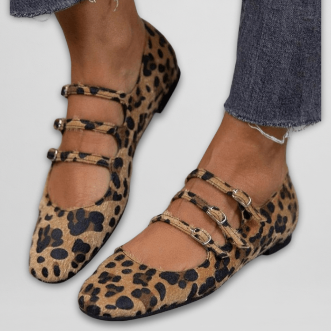 Animal Print Ballerinas
