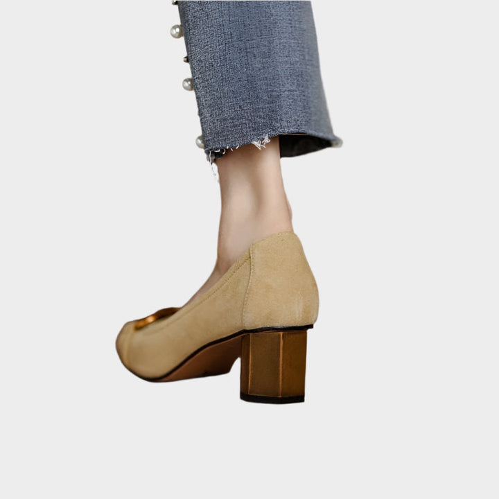 Elegant Square Heels
