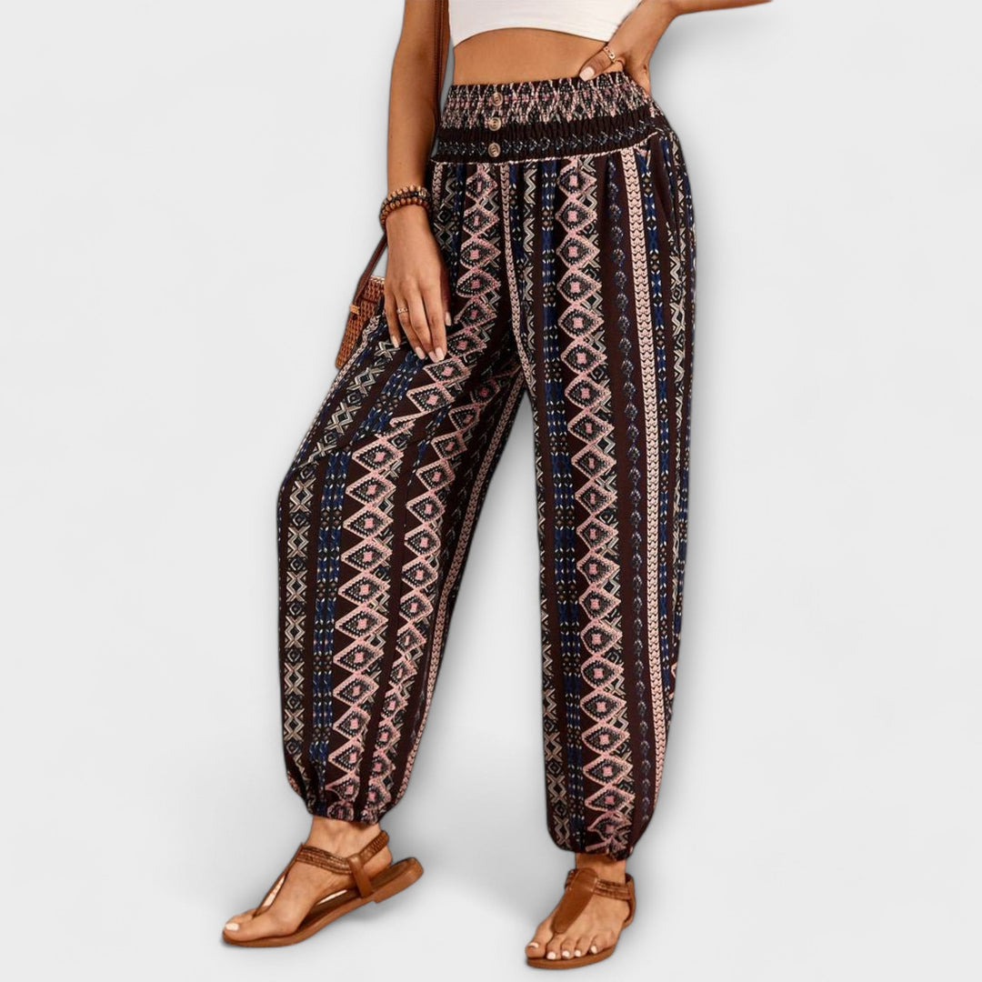 Pants with Ethnographic Design