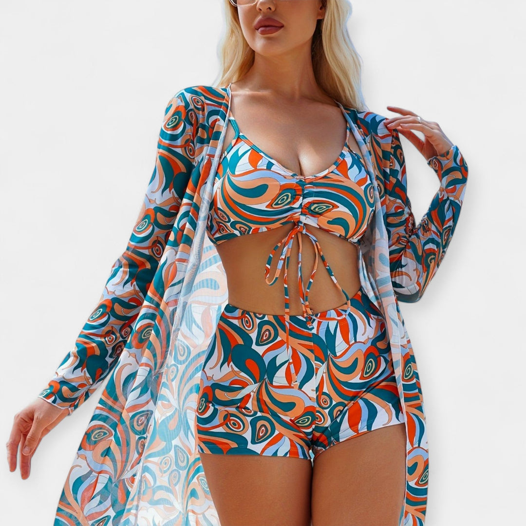 High-Waisted Bikini and Beachwear