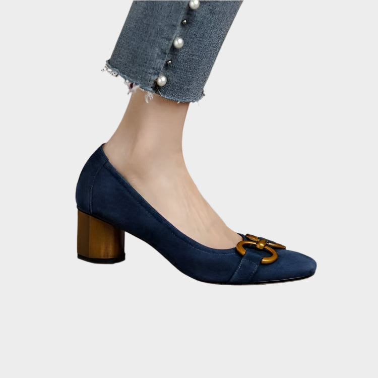 Elegant Square Heels