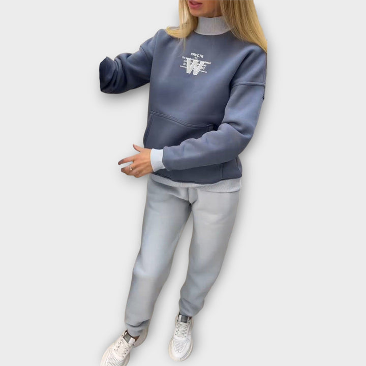 Cozy 3-Piece Winter Set – Turtleneck, Vest & Pants