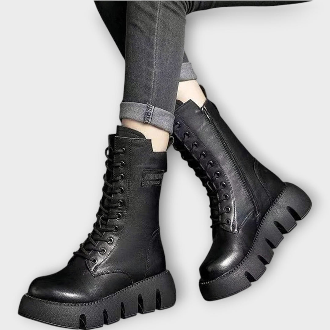 Bold Edge Chunky Combat Boots