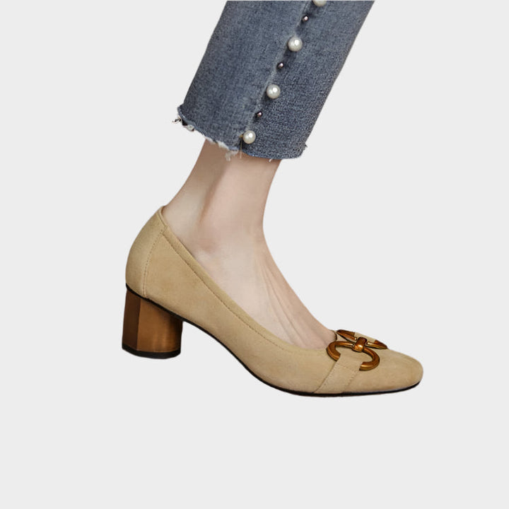 Elegant Square Heels