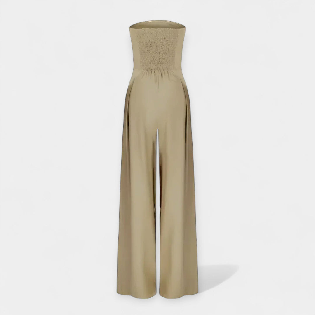 Full Body Jumpsuit with Strapless Corset