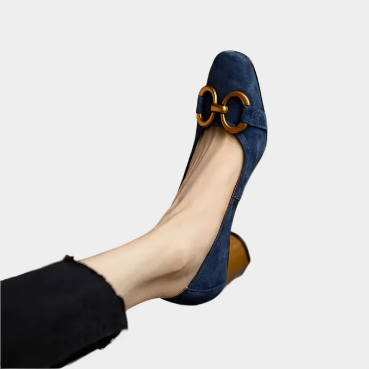 Elegant Square Heels