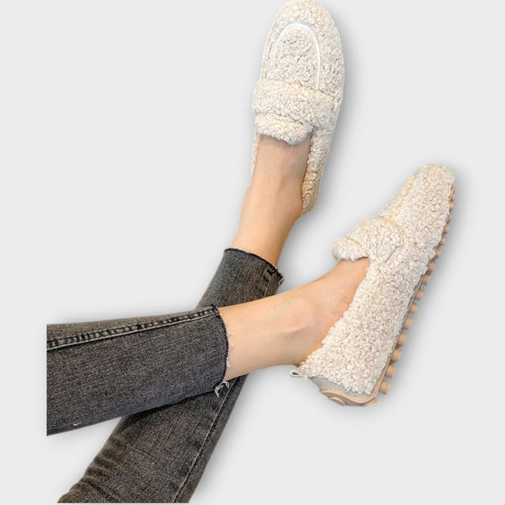 Cozy Plush Slip-On Loafers