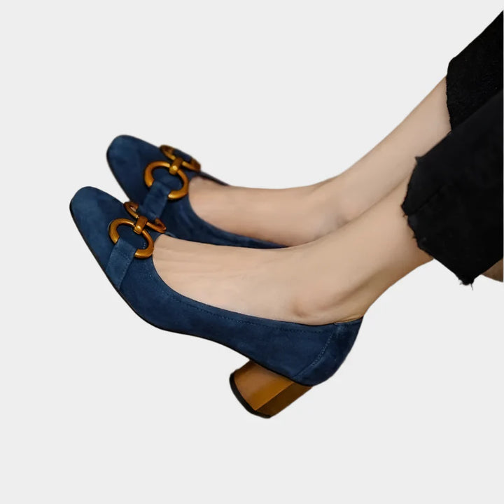 Elegant Square Heels