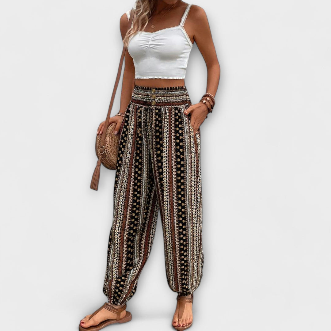 Pants with Ethnographic Design