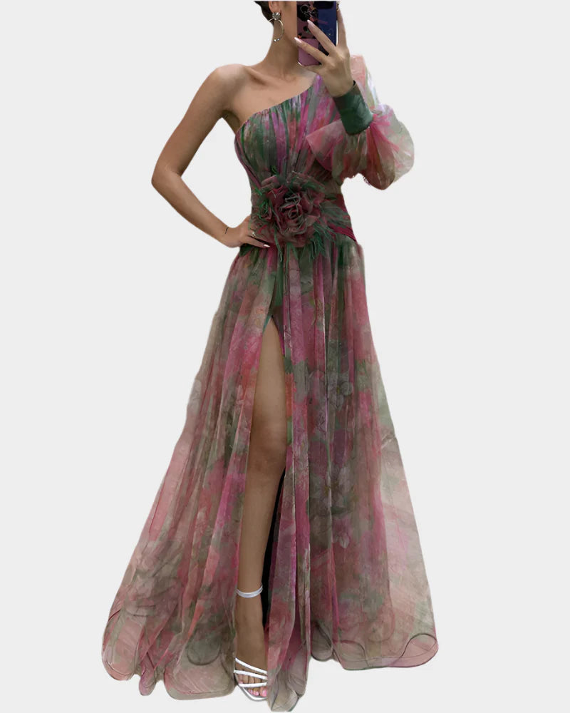 Romantic Dress with Opening