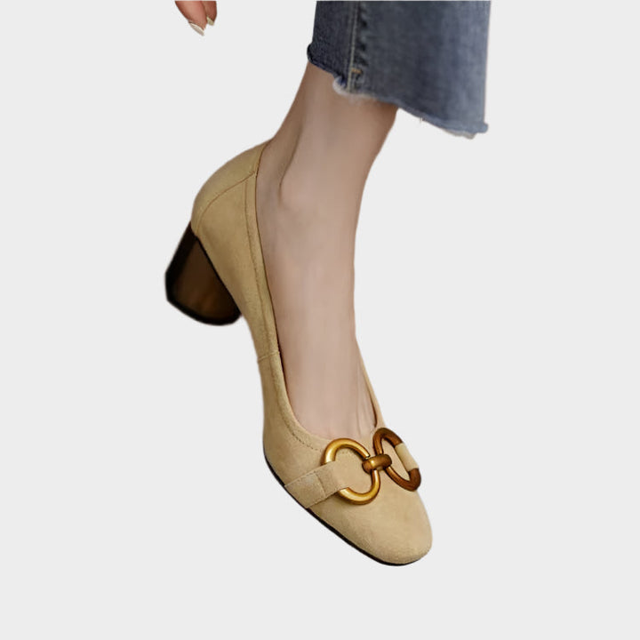 Elegant Square Heels